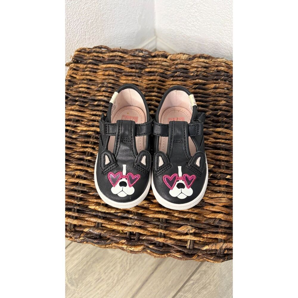 Keds Kate Spade French Bulldog T-Strap Sneakers Toddler 4
